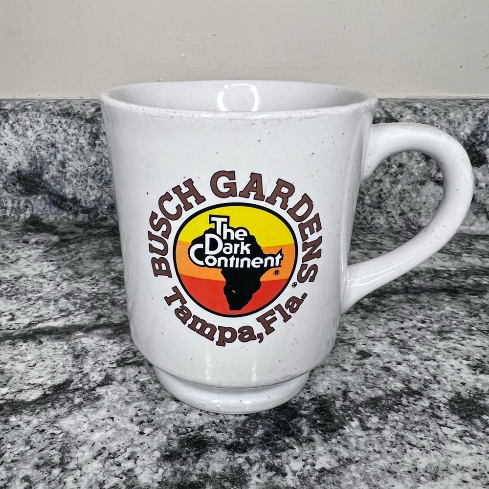 Vintage 1970s Busch gardens The Dark Continent Coffee mug